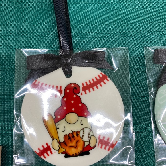 Handmade Ceramic Ornaments Sports Motif Personalizable - Picture 6 of 8